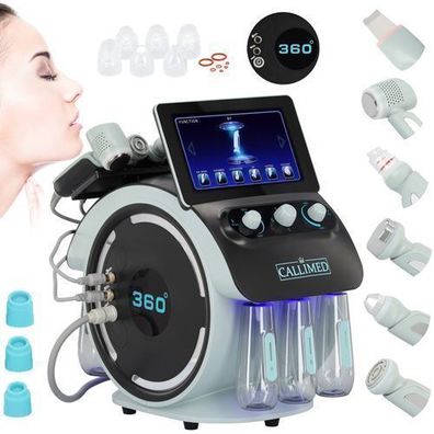 Hydradermabrasion Wasserstoff-Reinigung Sauerstoff-Infusion 5in1 Combo + VIDEO