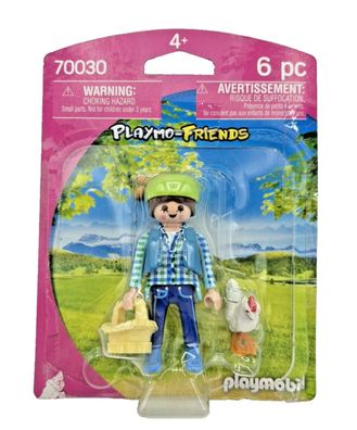 Playmobil 70030 Playmo-Friends Bäuerin mit Huhn Frau Bauernhof Figur Ergänzung