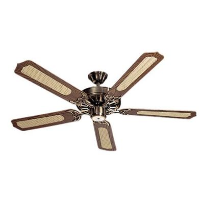 Helios DVAM 130 Deckenventilator antik, essing 5-Blatt-Laufrad, 1300 mm 08651