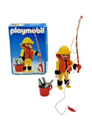 Playmobil 3347 Hochseefischer Angler Fischer Fisherman Seemann Figur vintage rar