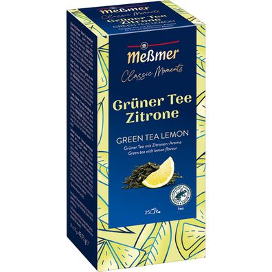 Meßmer Classic Moments Grüner Tee mit Zitronen Geschmack 43g