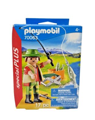 Playmobil 70063 Angler Fischer Special Plus Figur Sammlerfigur 17 Tlg. OVP