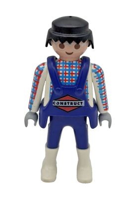 Playmobil Bauarbeiter Figur Mann mit Brille Bau Baustelle City Life Construct