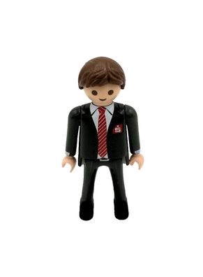 Playmobil Sparkasse Bank Bankberater Bankmitarbeiter Banker Figur Promo Mann