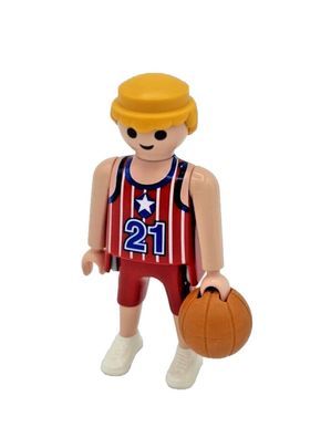 Playmobil Basketballer Basketballspieler Sport Freizeit Basketball Fitness Ball