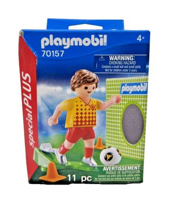 Playmobil 70157 Fussballspieler mit Torwand Kicker Fussball special Plus Figur