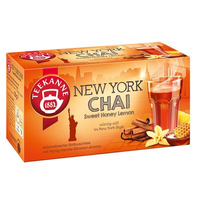 Teekanne New York Chai Sweet Honey Lemon würzig süß 20 Teebeutel 35g