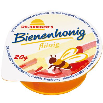 Dr Kriegers Bienenhonig flüssig süß 96 Portionen a 20g 1920g