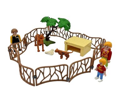 Playmobil Tiger Tigergehege mit Jungtier zu Zoo Tierpark Wildnis Asien Tier 4852