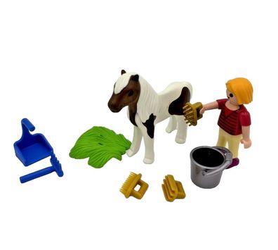 Playmobil 5291 Mädchen mit Pony zu Reiterhof Bauernhof Pferd Freizeit Figur Set