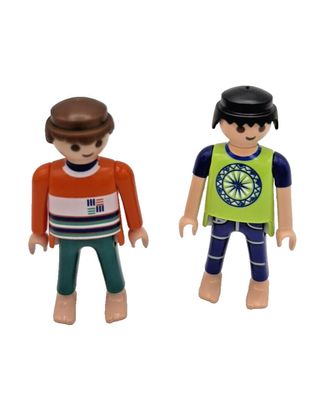 Playmobil Figur im Schlafanzug 2x Mann für Krankenhaus Patient Schlafzimmer Bad