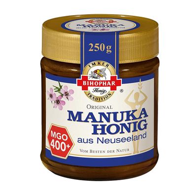Bihophar Original Manuka Honig aus Neuseeland MGO 400plus 250g