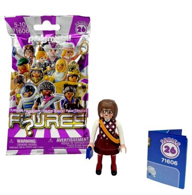 Playmobil Bibliothekarin Figures Series 26 Girls 71606 Sammlerfigur Frau Schule