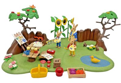 Playmobil 4450 Osterhasenwerkstatt Hasenbau Hase Hasen Ostern Landschaft Natur