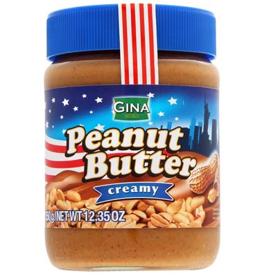 Gina Erdnussbutter Creamy 350g Brotaufstrich