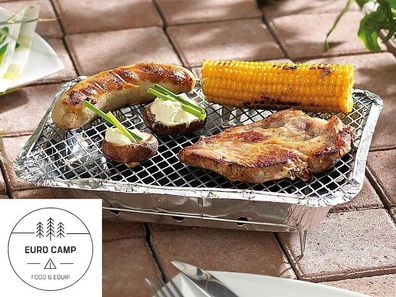 NEU Outdoor Einweggrill Grill Kohlegrill für Camping Zelten Reise Ausflug Urlaub