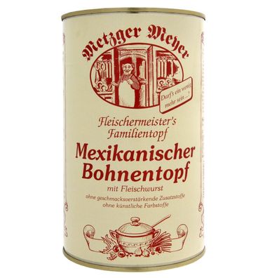 Metzger Meyer Mexikanischer Bohnentopf 1,2 kg Mexikanischer Bohnentopf mit Fleisch