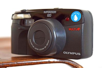 Olympus Superzoom 120 Kamera Multi AF Zoom 35-120mm Fotoapparat Analog Autofocus