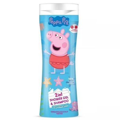 Peppa Pig 2-in-1 Duschgel & Shampoo Kirsche, 300ml