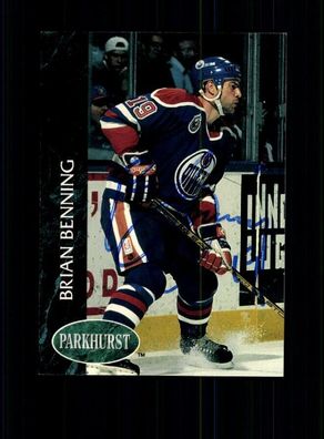 Brian Brenning Autogrammkarte NHL USA Original Signiert + A 239803