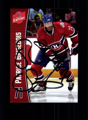 Patrice Brisebois Autogrammkarte NHL USA Original Signiert + A 239756