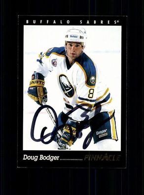 Doug Bodger Autogrammkarte NHL USA Original Signiert + A 239749