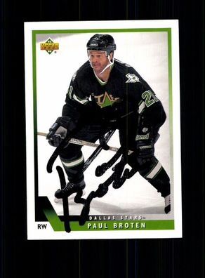 Paul Broten Autogrammkarte NHL USA Original Signiert + A 239721