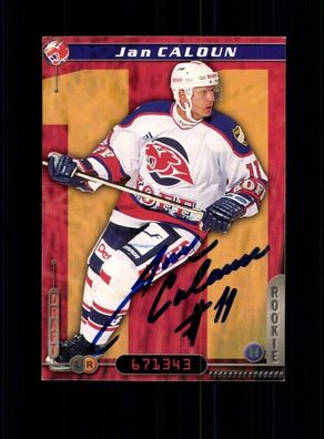 Jan Caldoun Autogrammkarte NHL USA Original Signiert + A 239781