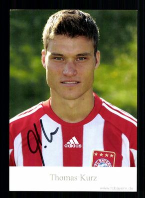 Thomas Kurz Autogrammkarte Bayern München II 2010-11 Original Signiert