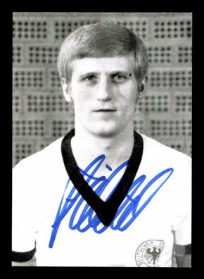 Klaus Fichtel Autogrammkarte DFB WM 1970 Original Signiert