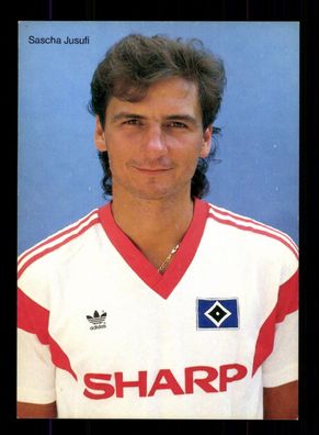 Sascha Jusufi Autogrammkarte Hamburger SV 1987-88 + A 152477 OU