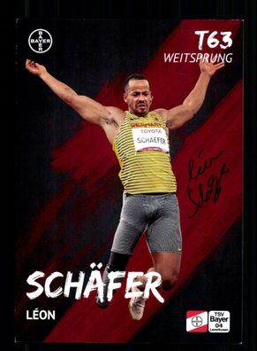 Leon Schäfer Original Signiert Paralympische Spiele + A 239613