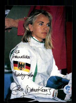 Esther Weber Kranz Original Signiert Paralympische Spiele + A 239621