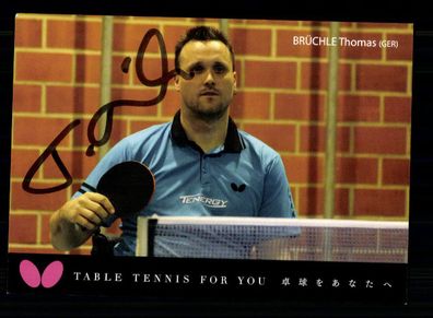 Thomas Brüchle Original Signiert Paralympische Spiele + A 239637