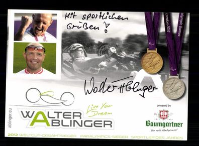 Walter Ablinger Original Signiert Paralympische Spiele + A 239641