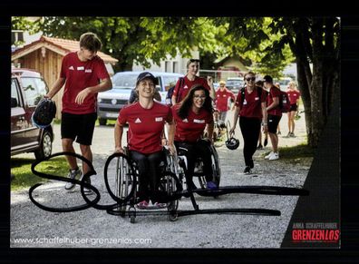 Anna Scheffelhuber Original Signiert Paralympische Spiele + A 239655