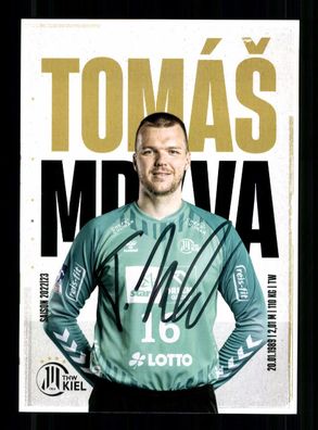 Tomas Mrkva Autogrammkarte THW Kiel 2022-23 Original Signiert + A 240085