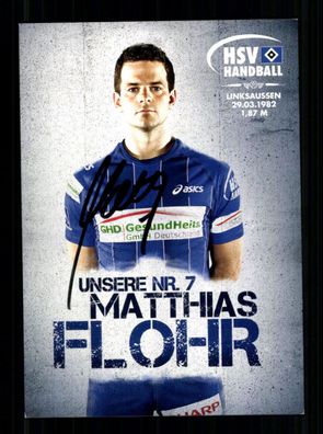 Matthias Flohr Hamburger SV 2011-12 Original Signiert Handball + A 240264
