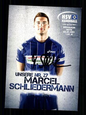 Marcel Schliedermann Hamburger SV 2011-12 Original Signiert Handball + A 240266