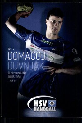 Domagoj Duvnjak Hamburger SV 2012-13 Original Signiert Handball + A 240284