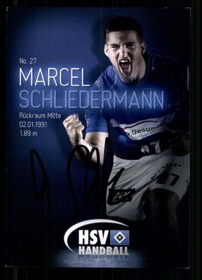 Marcel Schliedermann Hamburger SV 2012-13 Original Signiert Handball + A 240294