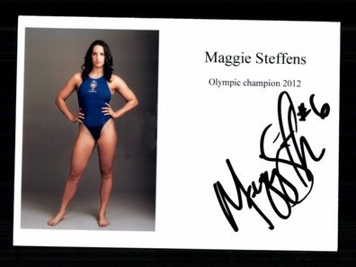 Maggie Steffens Foto Original Signiert Wasserball + A 239456