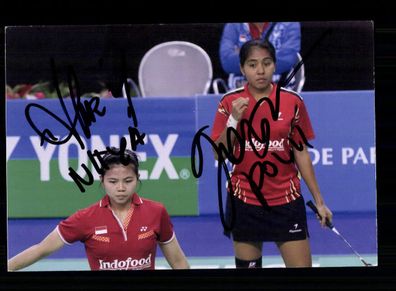 Mitya Krishinda Maheswari Foto Original Signiert Badminton + A 239538