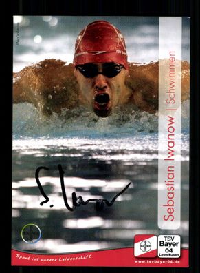 Sebastian Iwanow Original Signiert Paralympische Spiele + A 239595