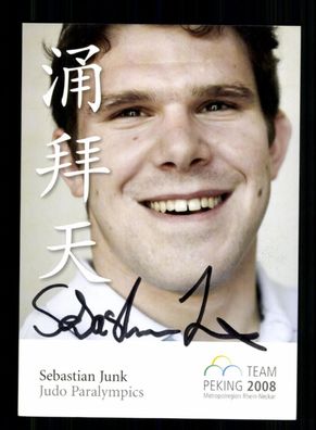 Sebastian Junk Original Signiert Paralympische Spiele + A 239608
