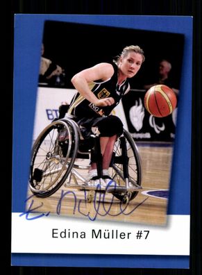 Edina Müller Original Signiert Paralympische Spiele + A 239624