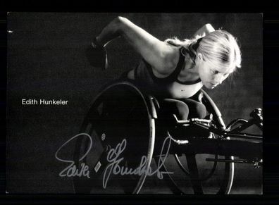 Edith Hunkeler Original Signiert Paralympische Spiele + A 239654