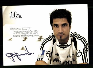 Roman Pungartnik Autogrammkarte THW Kiel Original Signiert + A 239820