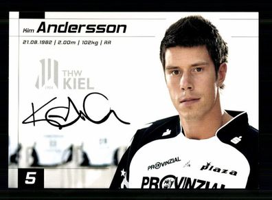 Kim Andersson Autogrammkarte THW Kiel Original Signiert + A 239831