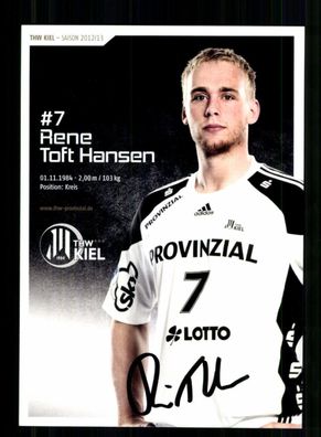 Rene Toft Hansen Autogrammkarte THW Kiel 2012-13 Original Signiert + A 239945